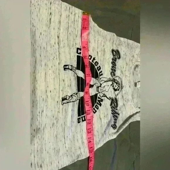 Bronc riding tank grey Bella  Canvas size small - Picture 5 of 5